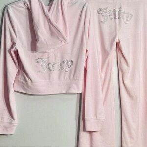 Juicy Couture Light Pink Velour Set